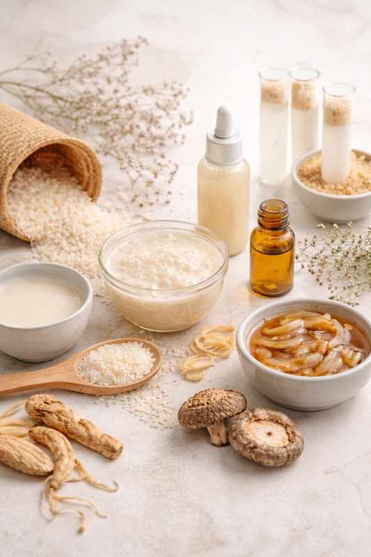 Fermented ingredients in skincare